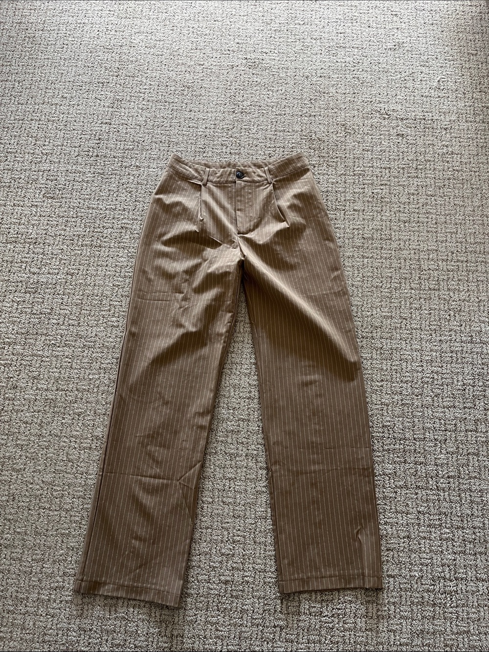 Princess Polly - “Titius Pant” Pinstripe Straight-Leg